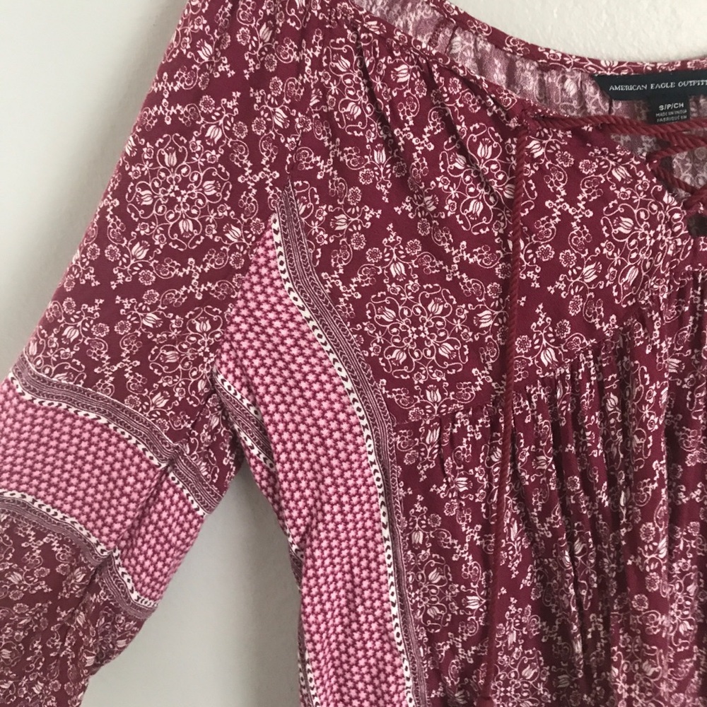 Maroon Blouse - Picture 3 of 4
